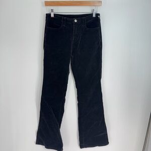 Unif Corduroy High Rise Button Up Boot Cut Pants